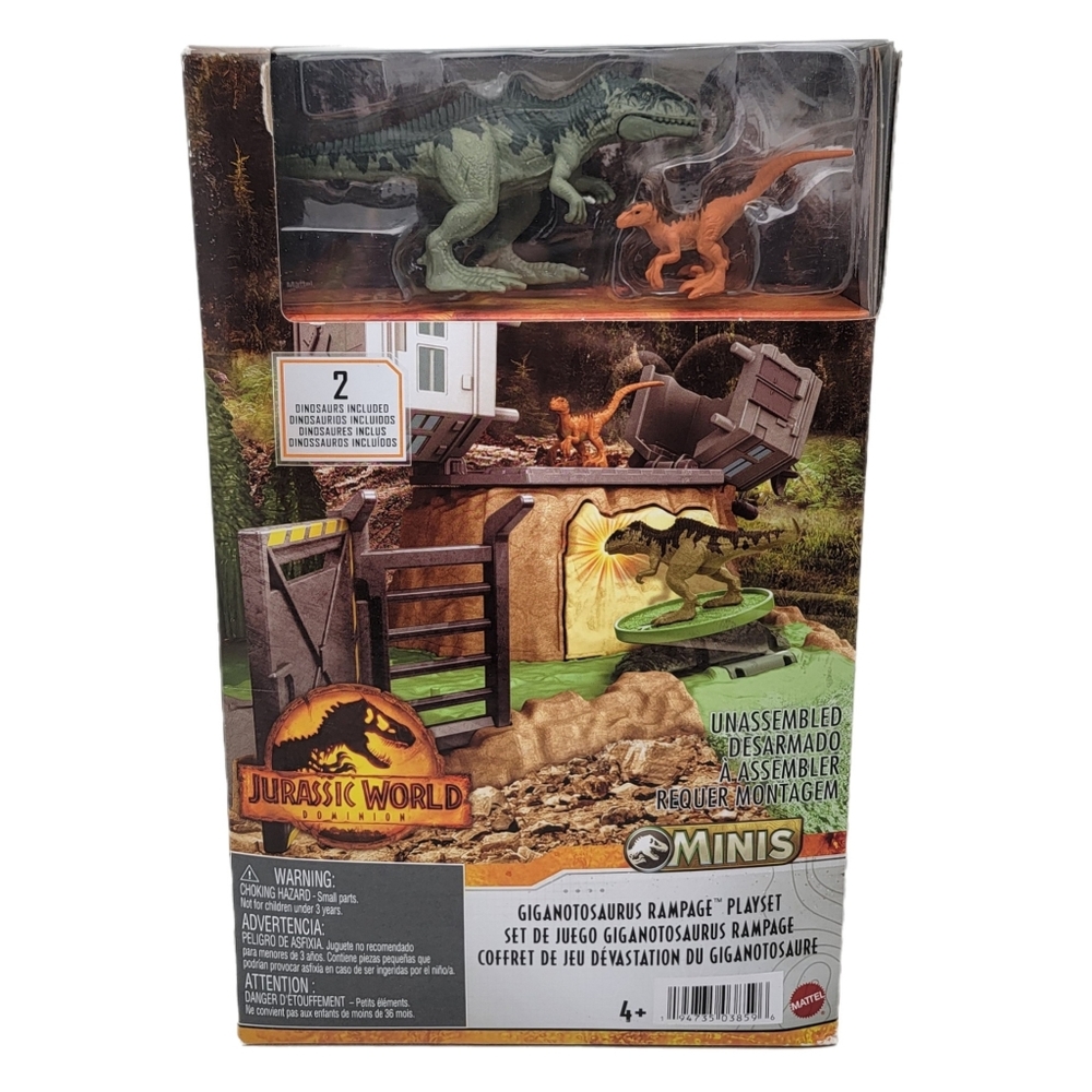 Jurassic World Dominion Minis Giganotosaurus Rampage Playset